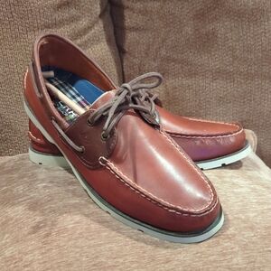 NEW Men's Sperry Leeward 2-Eye Boat Shoe, Tan, Size 11M